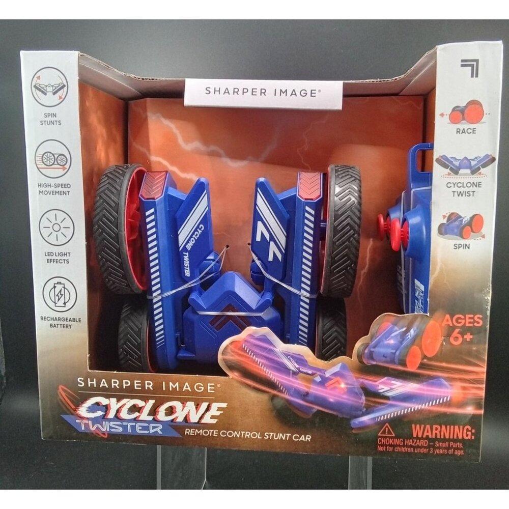 Sharper Image Cyclone Twister Remote Control Stunt Car With LED Effects  Ages 6+